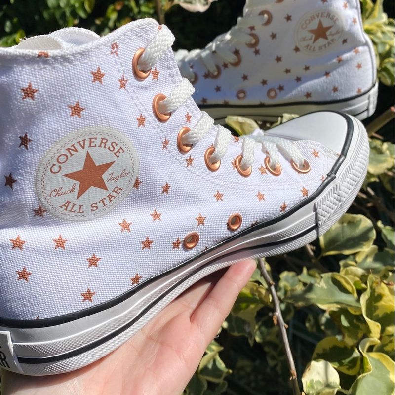 All star cheap com estrelinhas