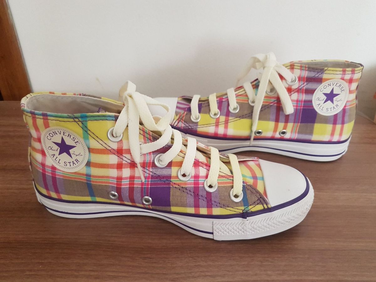 all star colorido feminino