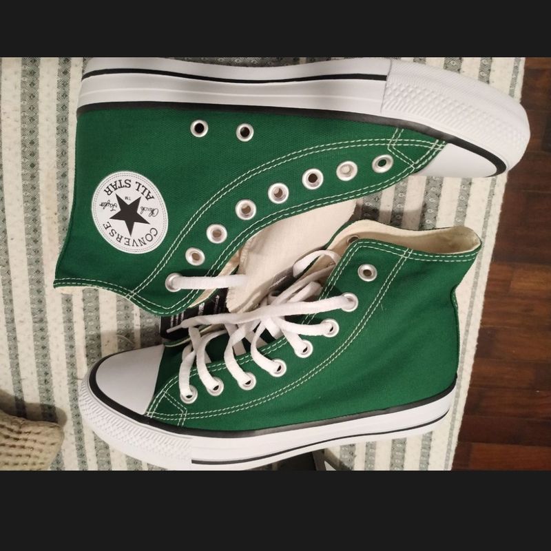 All Star Converse Numero 37 38 Cor Verde T nis Feminino All Star Usado 95698491 enjoei