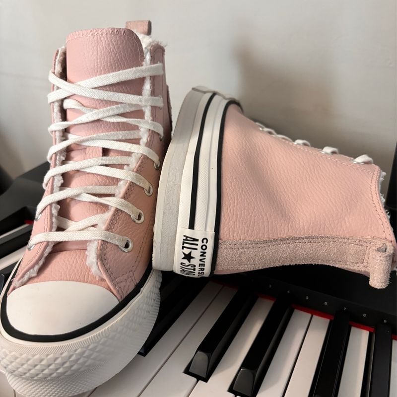 All Star Converse Rosa 37 Claro Inverno Comprado Suecia All Star Usado 109913052 enjoei