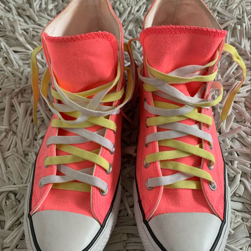 All star outlet rosa neon