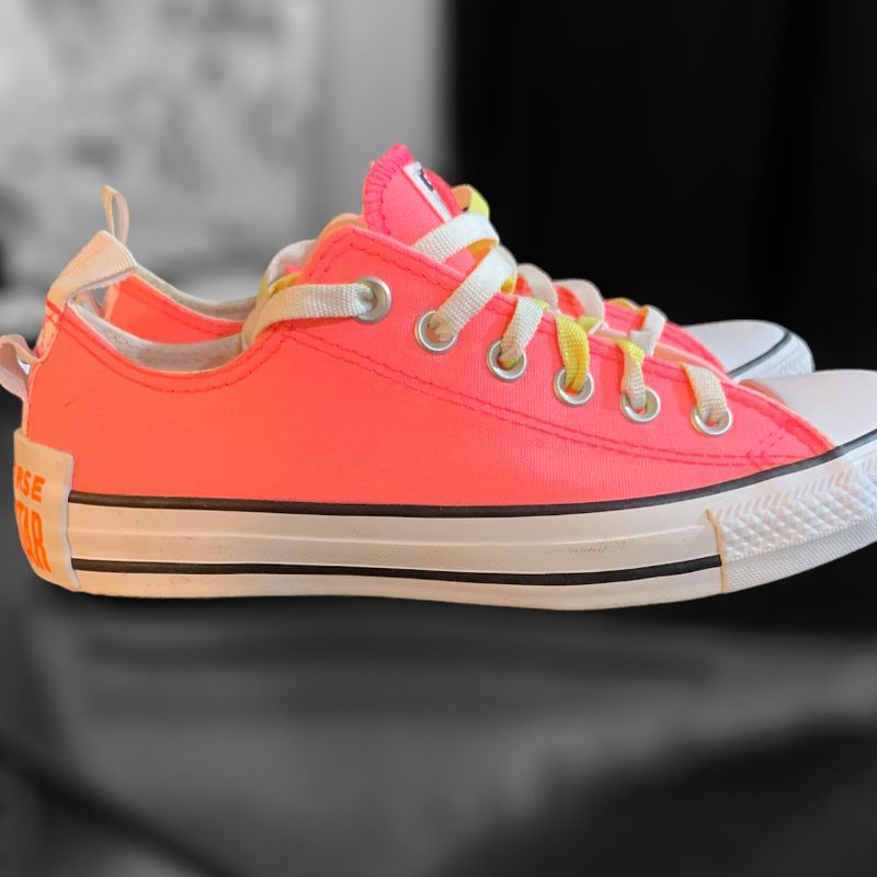 Converse rosa neon sale