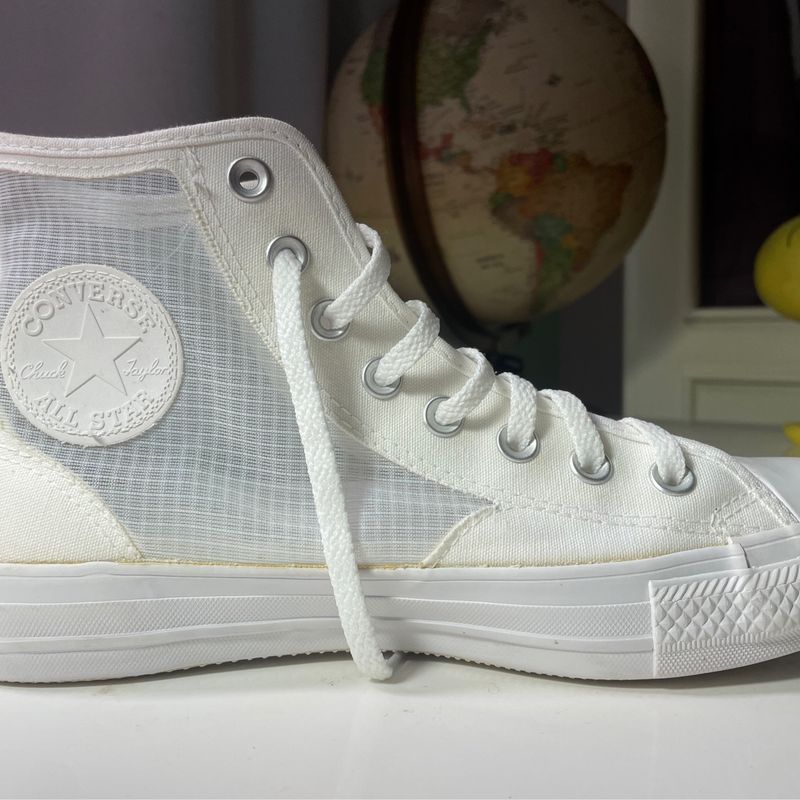 Tenis transparente hot sale all star