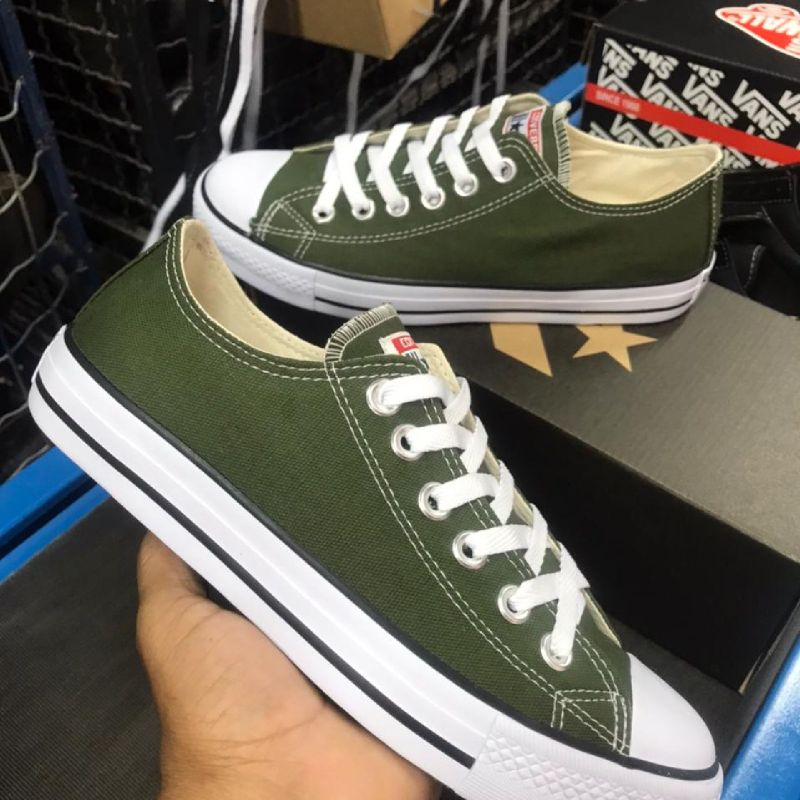 Converse verde outlet militar 80