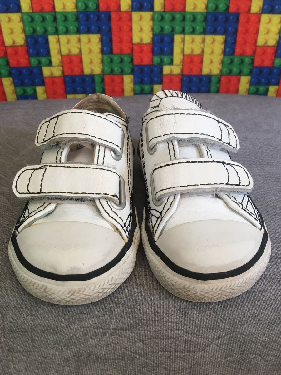 all star branco tamanho 19