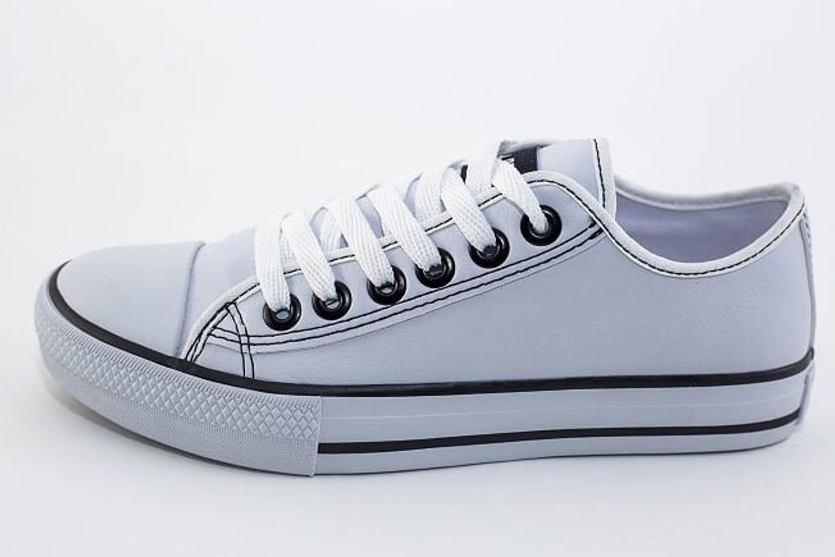 all star branco couro feminino