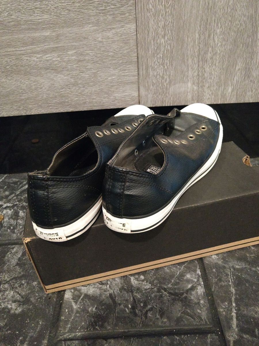 all star masculino de couro