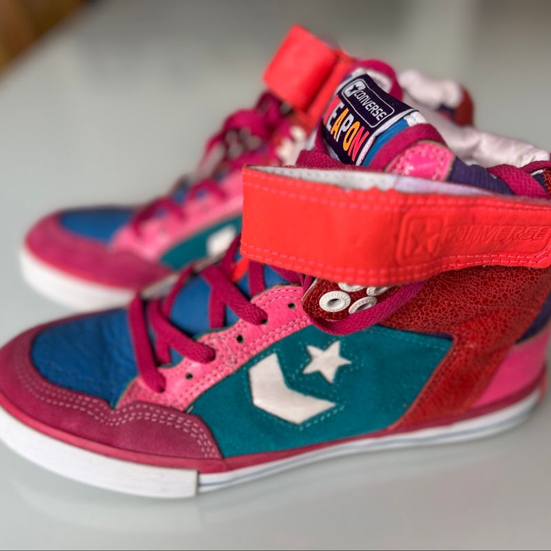 All Star de Couro Importado Lindo!!! Tamanho 38. Medida de Ponta a