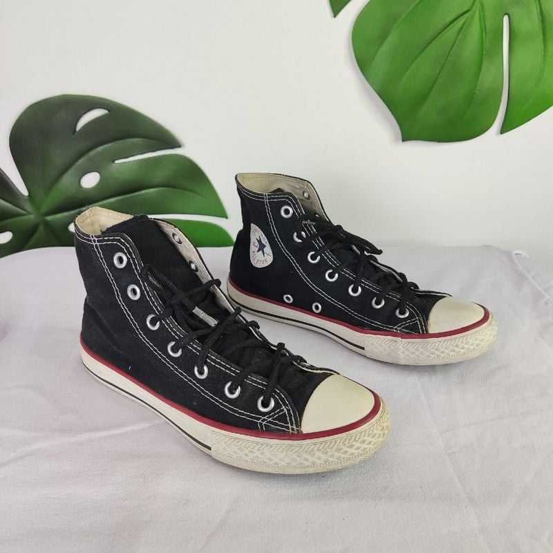 All Star Infantil Cano Alto Tamanho 32 Cal ado Infantil para Meninas Converse Usado 85060776 enjoei