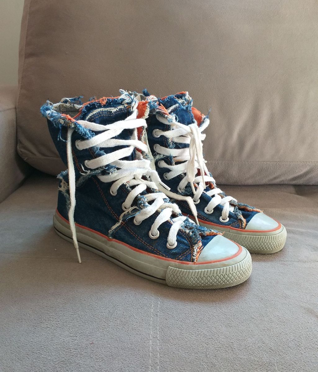 tenis all star jeans