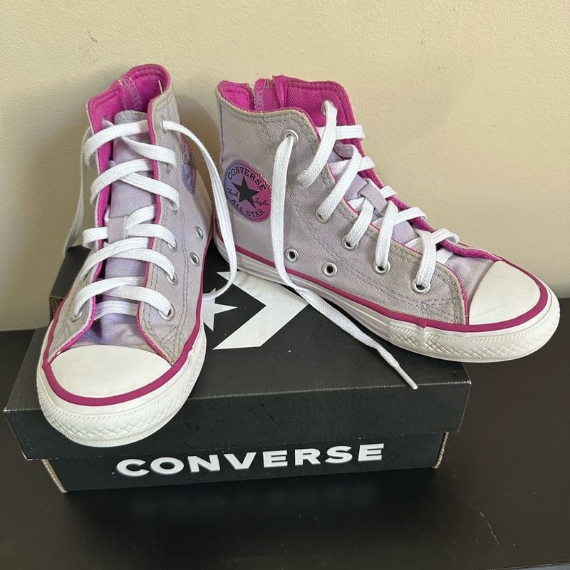 Zíper TÃªnis Converse Infantil Zíper All Star Infantil Feminino