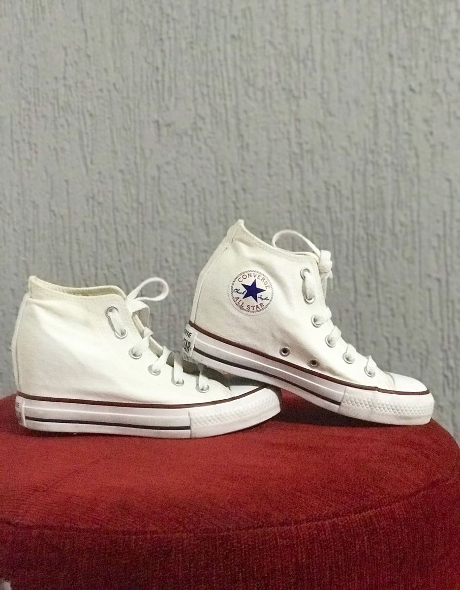 all star converse com salto