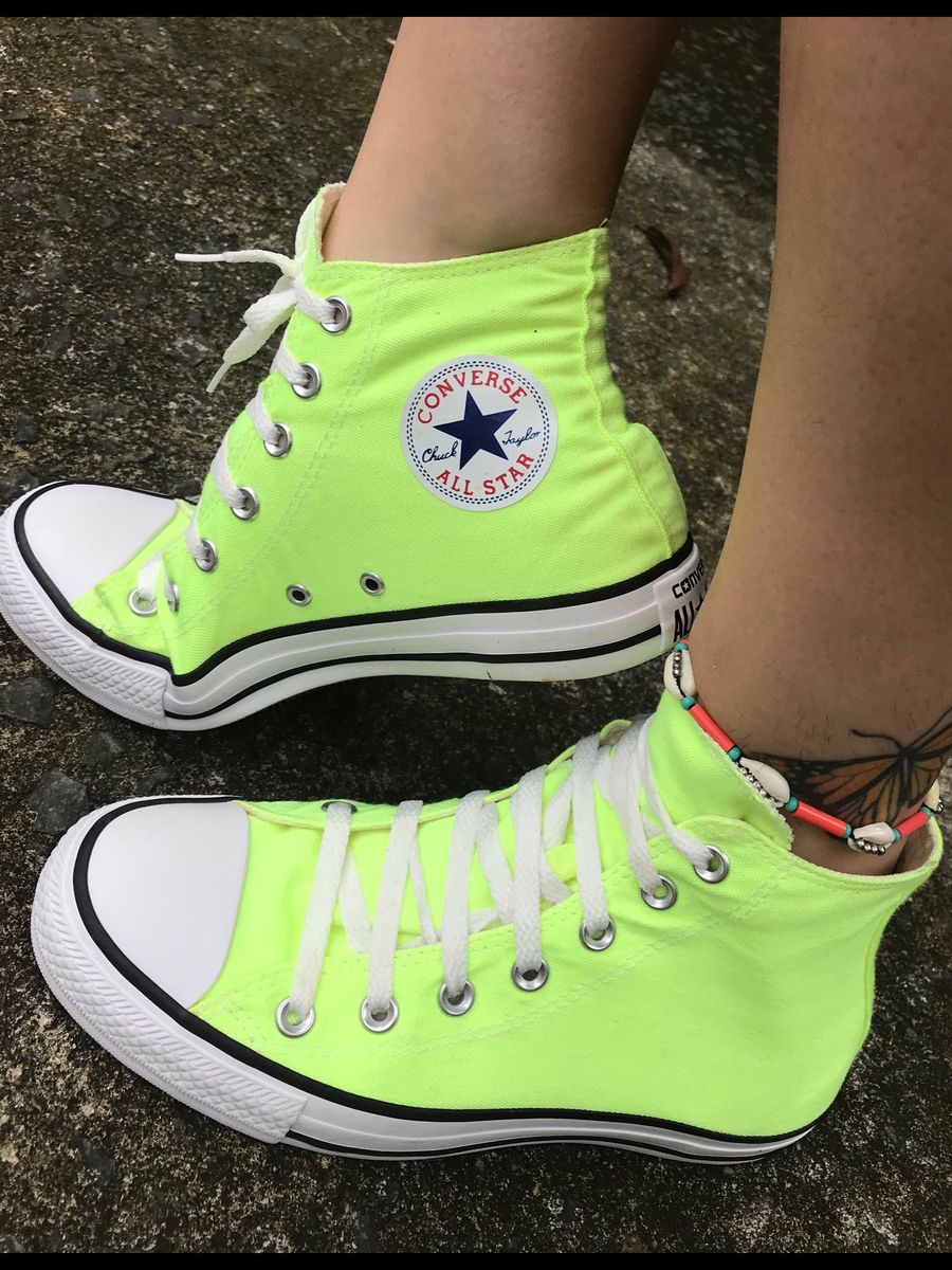 all star neon cano alto