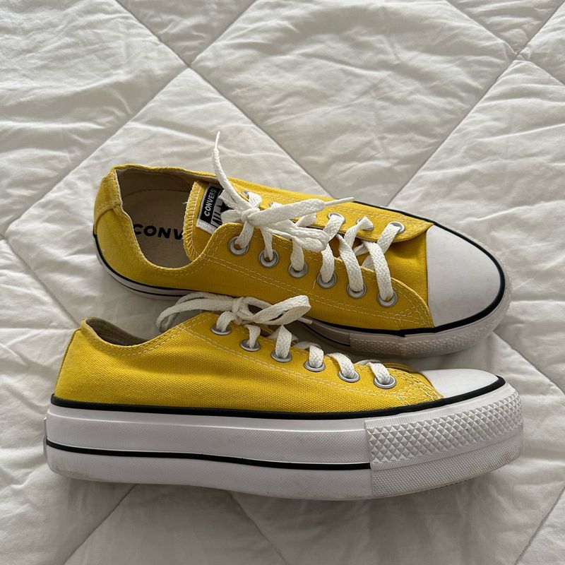 All star best sale plataforma amarelo