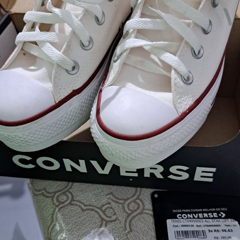 Tênis Plataforma All Star Converse - Branco - CT04950003