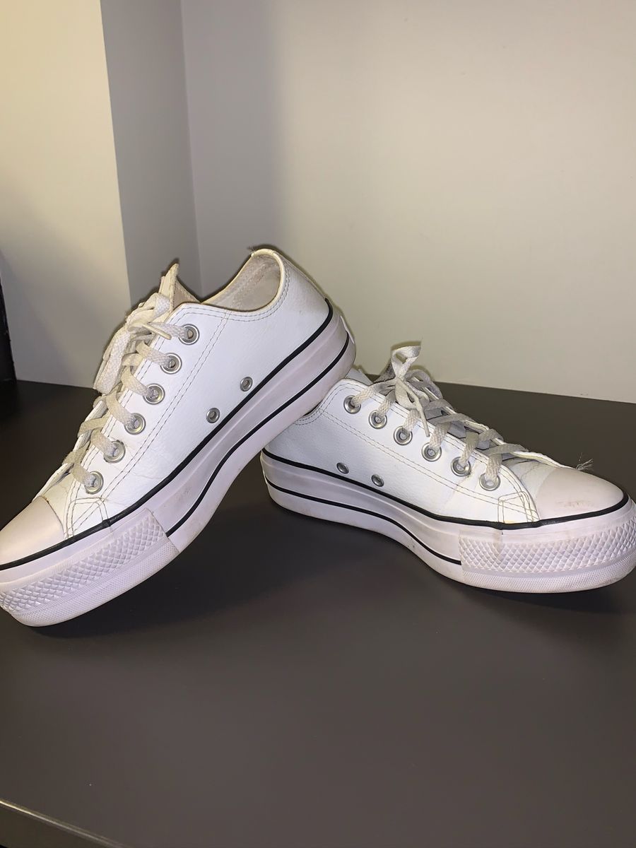 all star plataforma branco 35