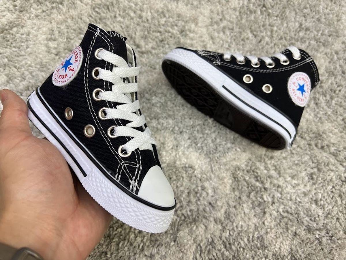 All Star preto cano alto - compre online, ótimos preços