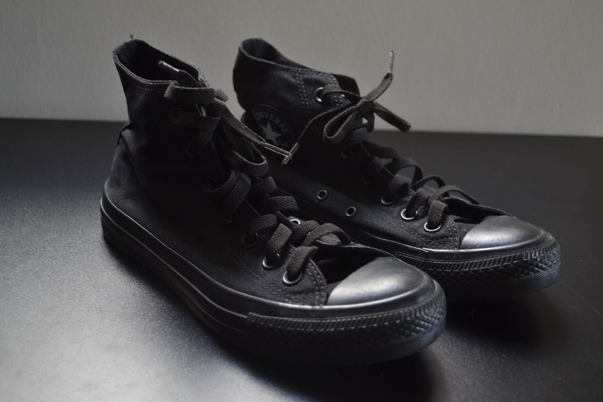 all star cano alto todo preto