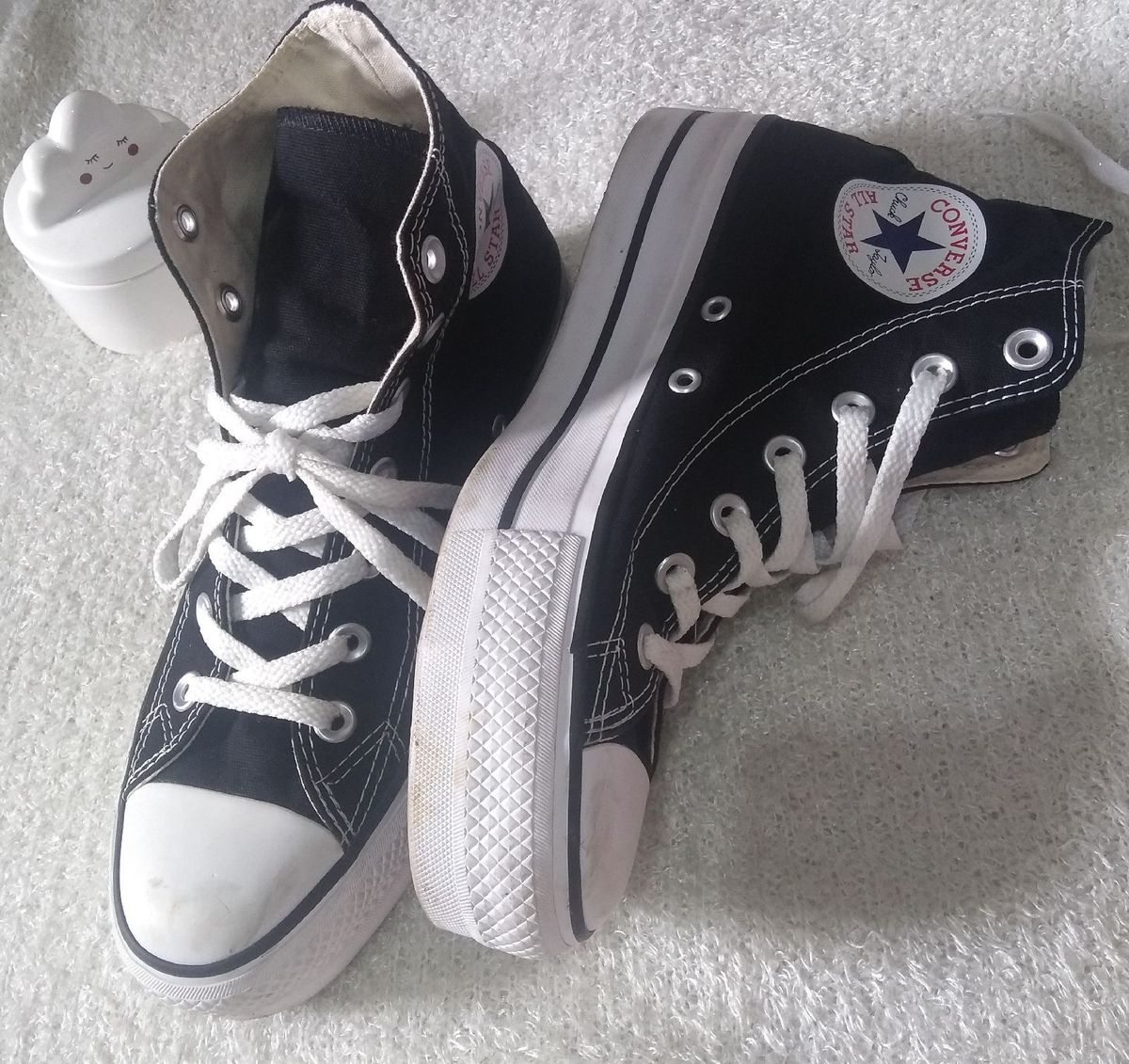 all star preto cano alto plataforma