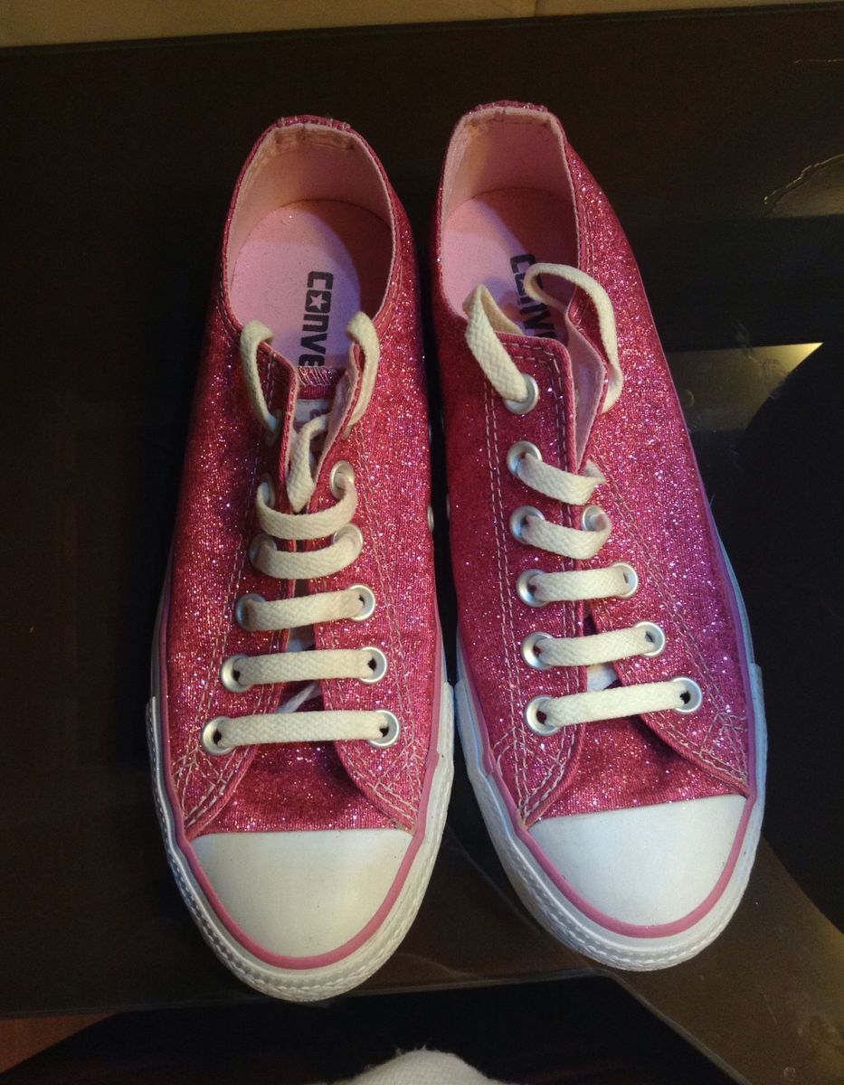 all star rosa com glitter