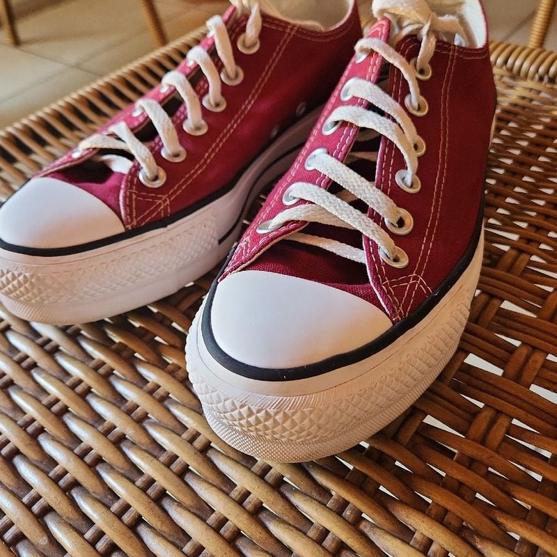 Tênis Converse All Star Plataforma SOLA ALTA 3,5 CM Feminino Envio