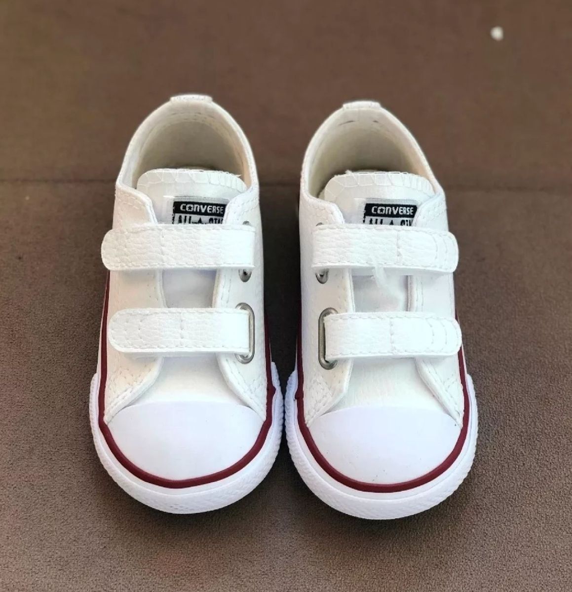 all star branco infantil com velcro