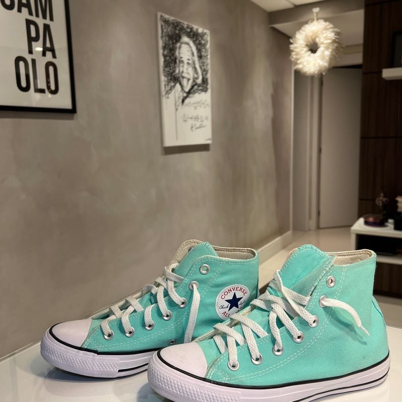 Tenis converse 2024 feminino verde agua