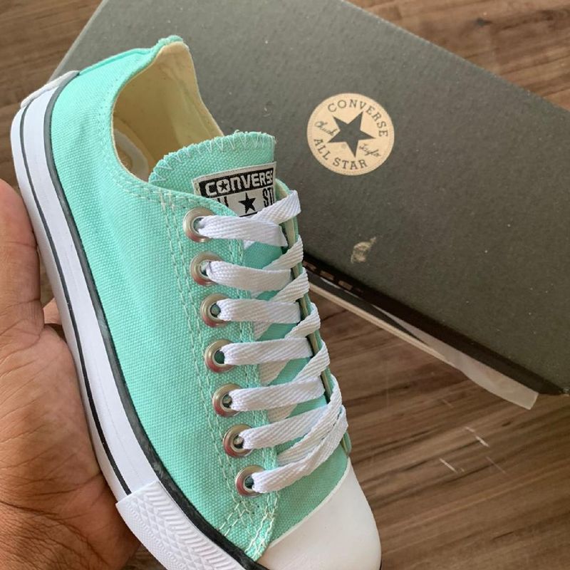 All star cano medio verde agua best sale