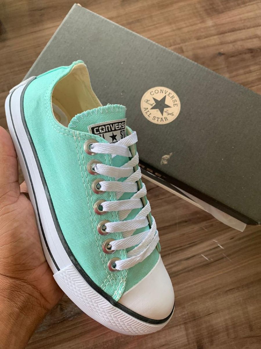 tenis all star verde claro