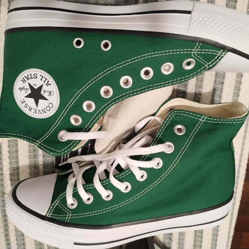 All star hot sale verde bandeira