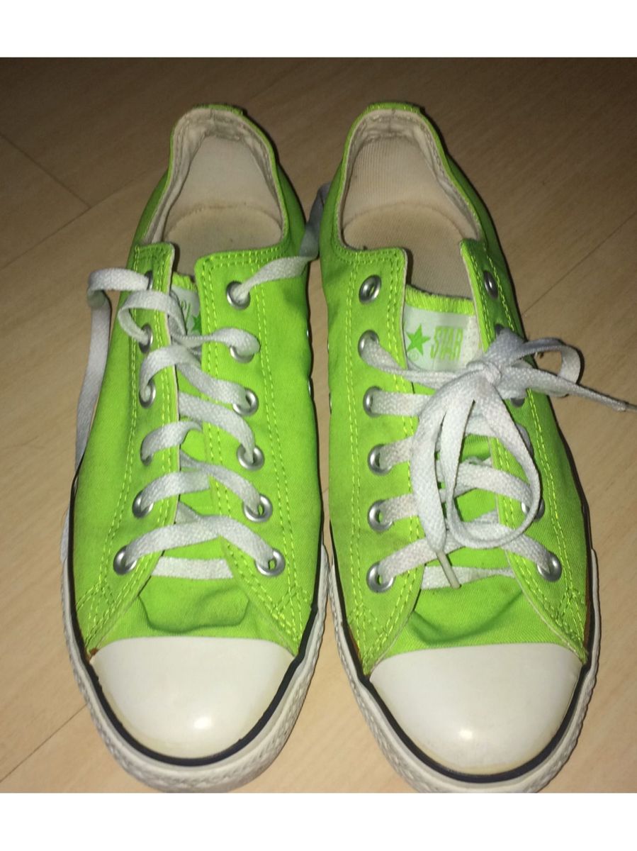 All star best sale verde limao