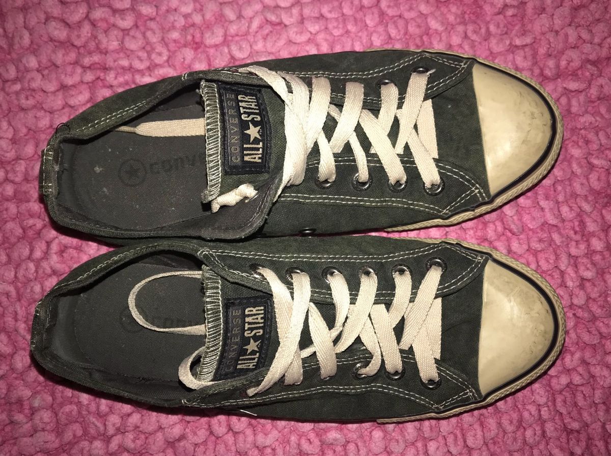 tenis all star verde musgo