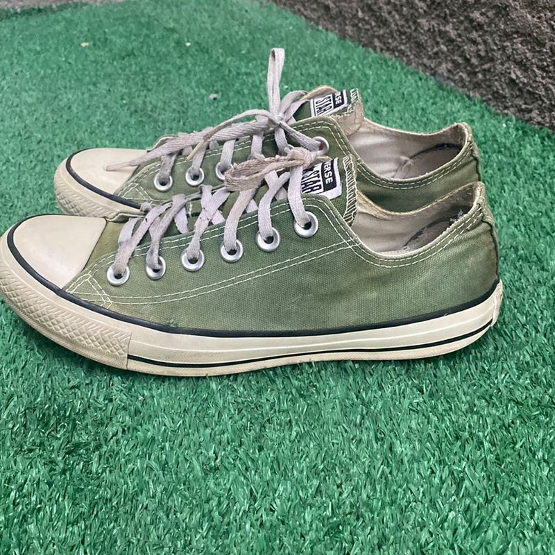 Tenis all outlet star verde militar