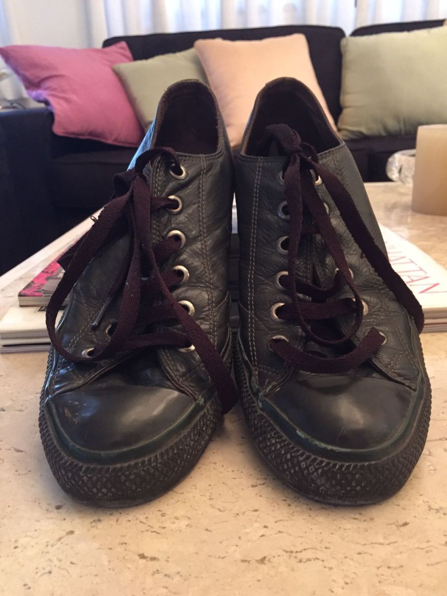 converse all star verde oliva