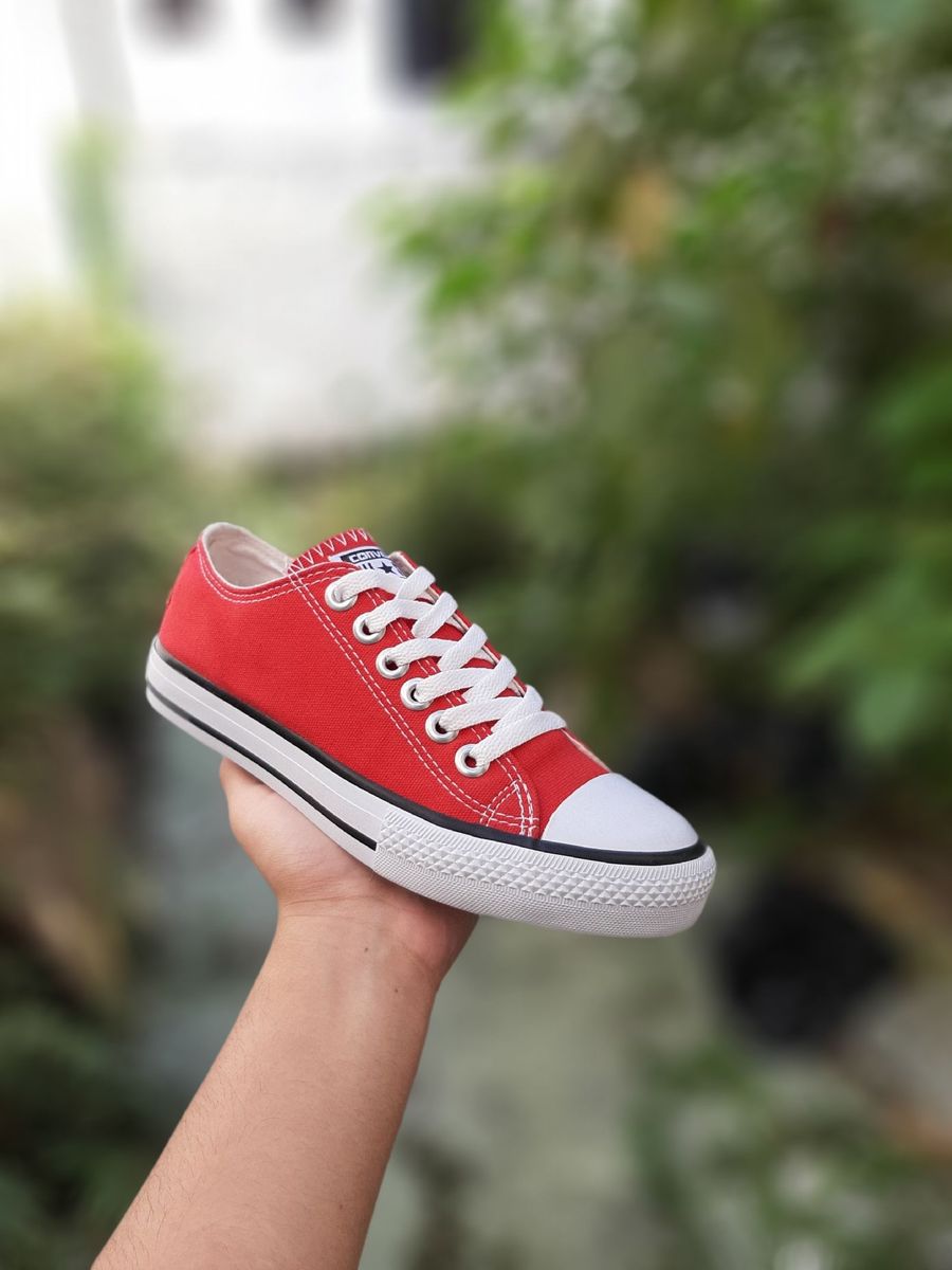 all star vermelho feminino