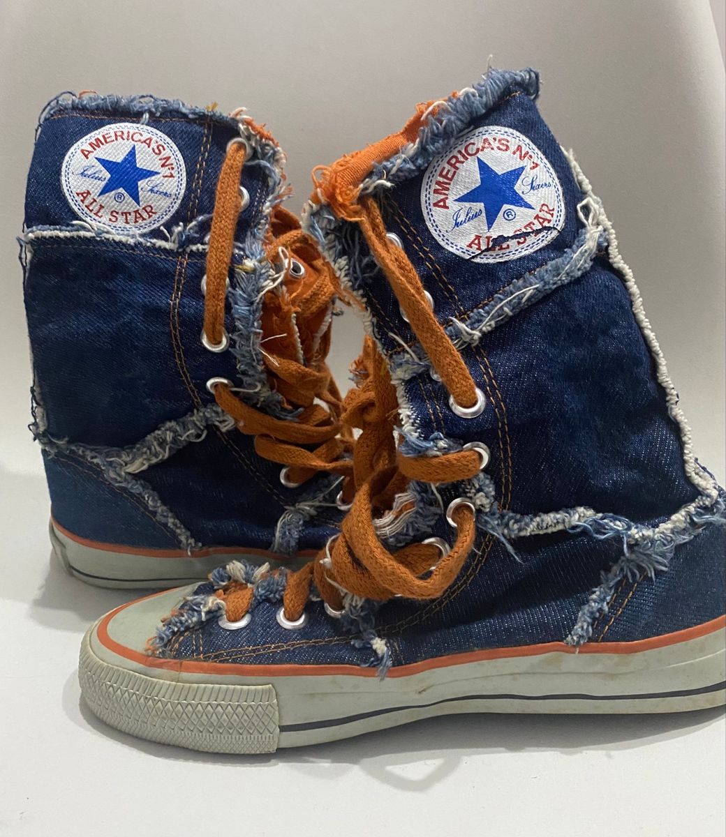 All star jeans cano best sale alto infantil