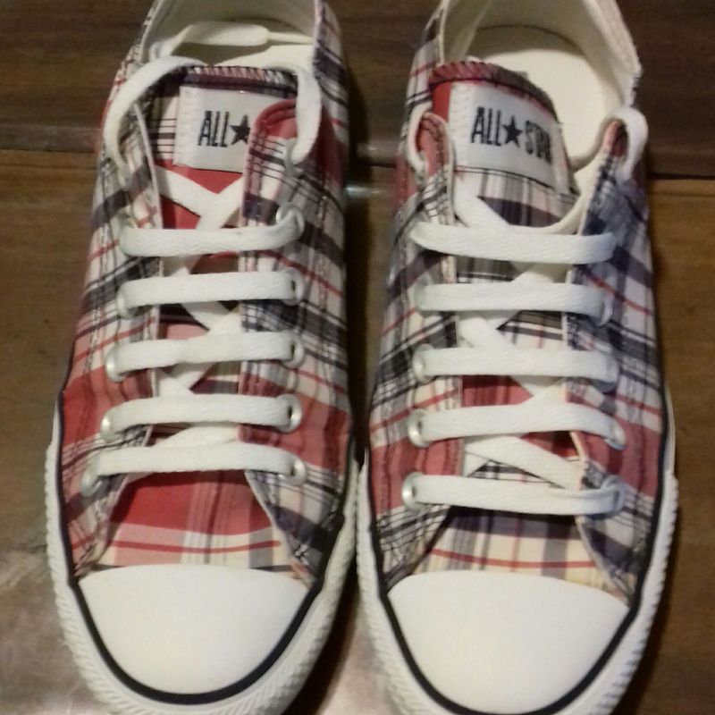 All star converse feminino xadrez best sale