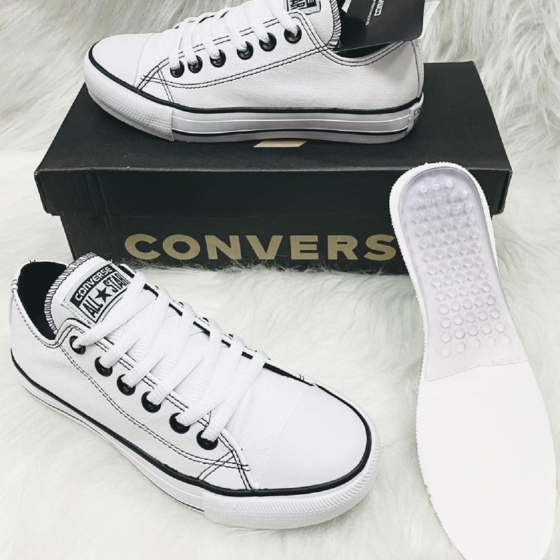 All Star Branco Couro - Comprar em Sam Shoes