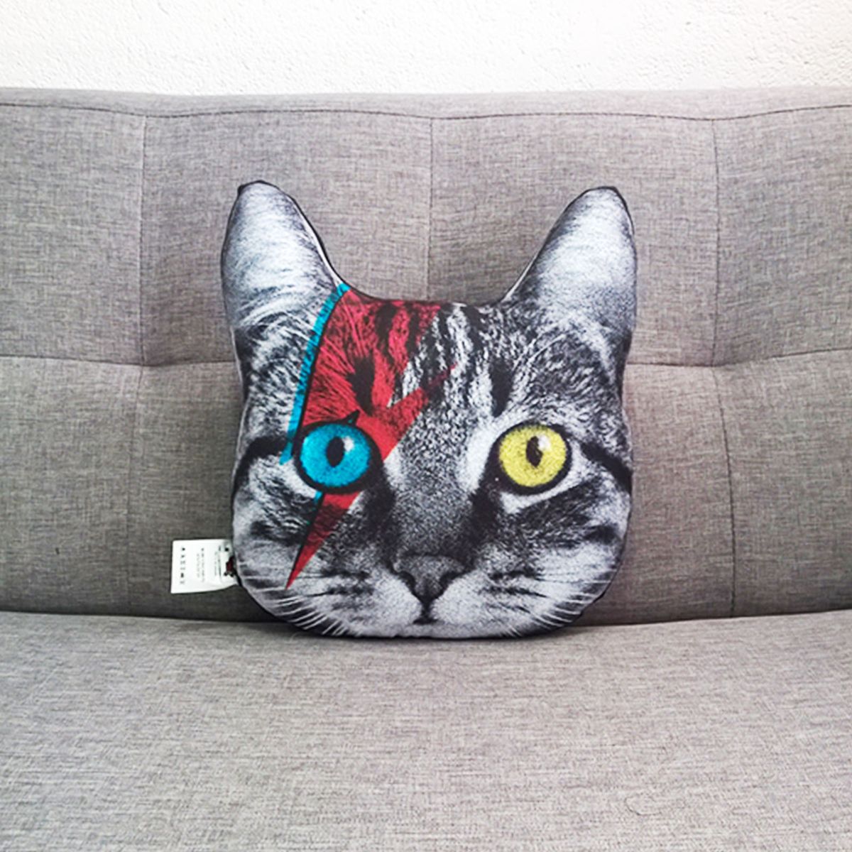 almofada gato bowie filhote - decoração mo cuishle