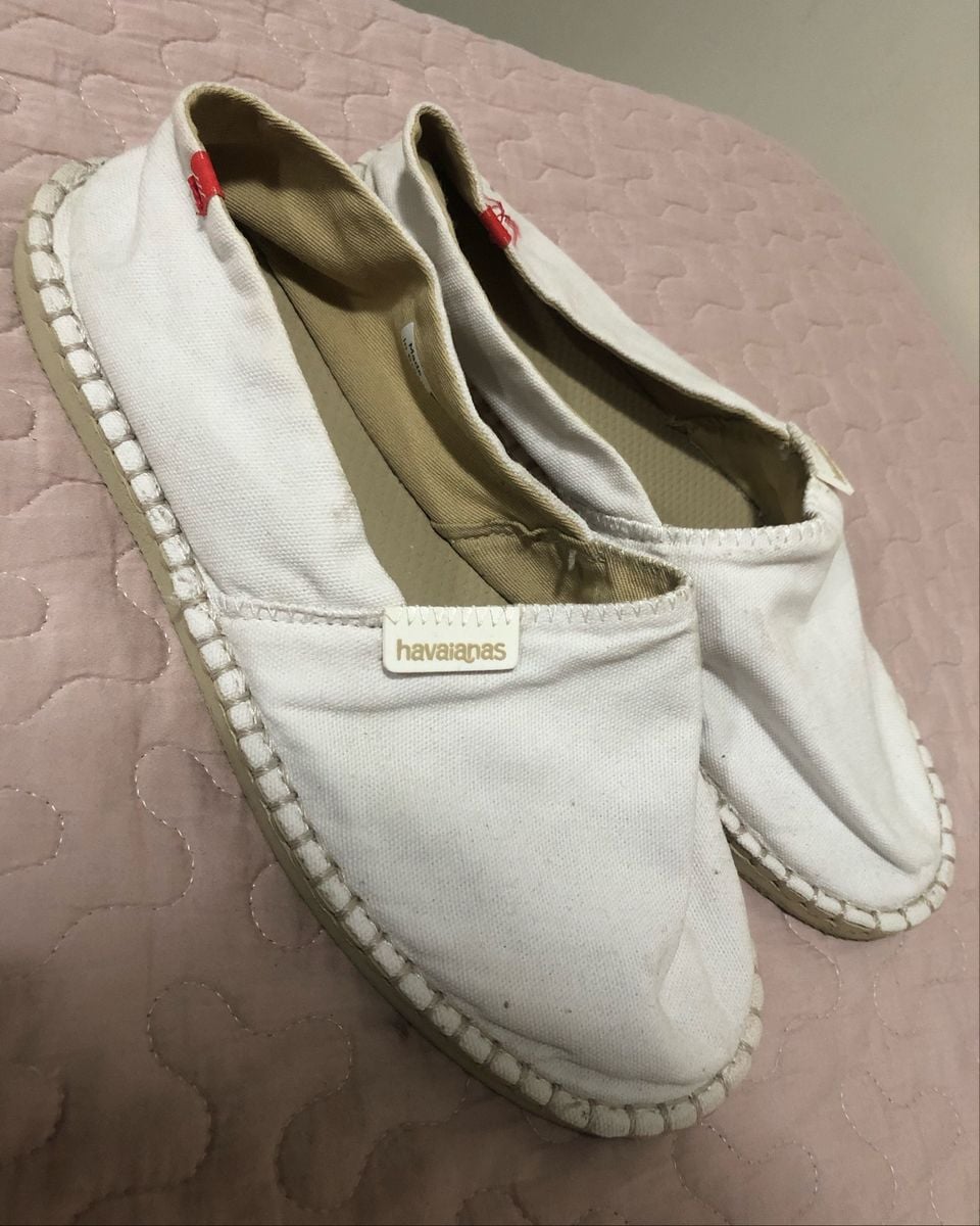 alpargata havaianas branca feminina