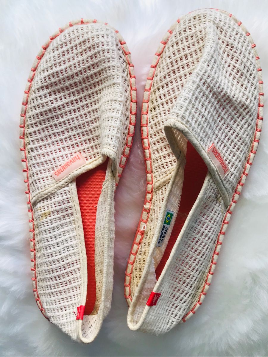 alpargata havaianas branca feminina