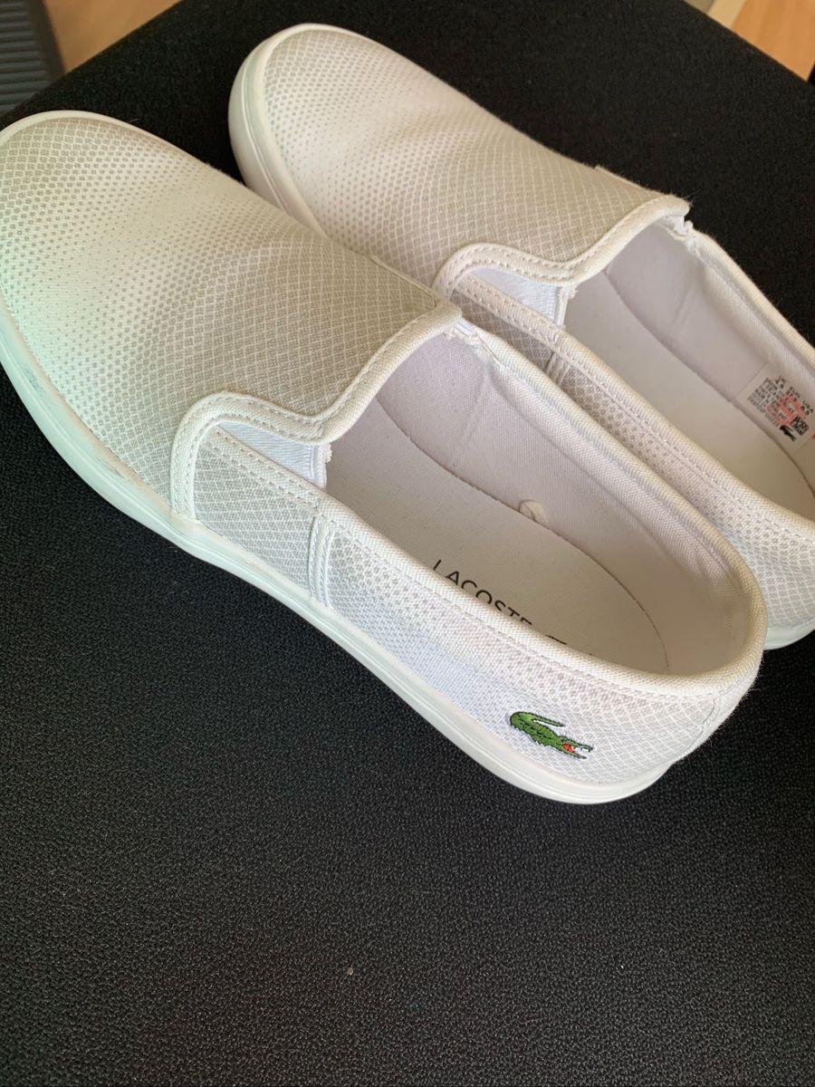 slip on lacoste feminino