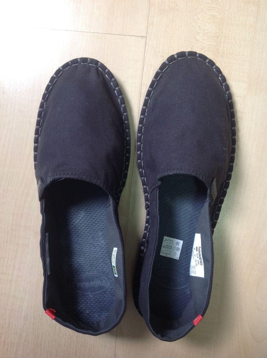 sapato havaianas preto
