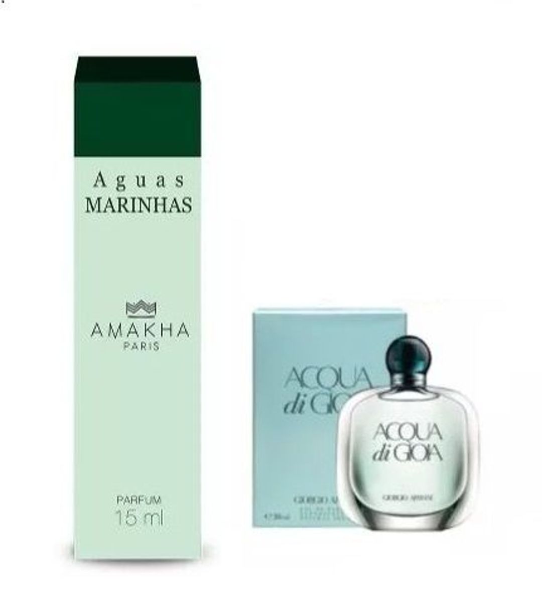 Amakha Aguas Marinhas Feminino Perfume De Bolso 15ml Inspirado Acqua Di Gioia Perfume Feminino Amakha Paris Nunca Usado Enjoei
