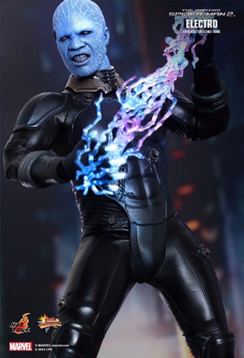 Amazing Spider-Man 2 Movie Electro Homem Aranha Hot Toys