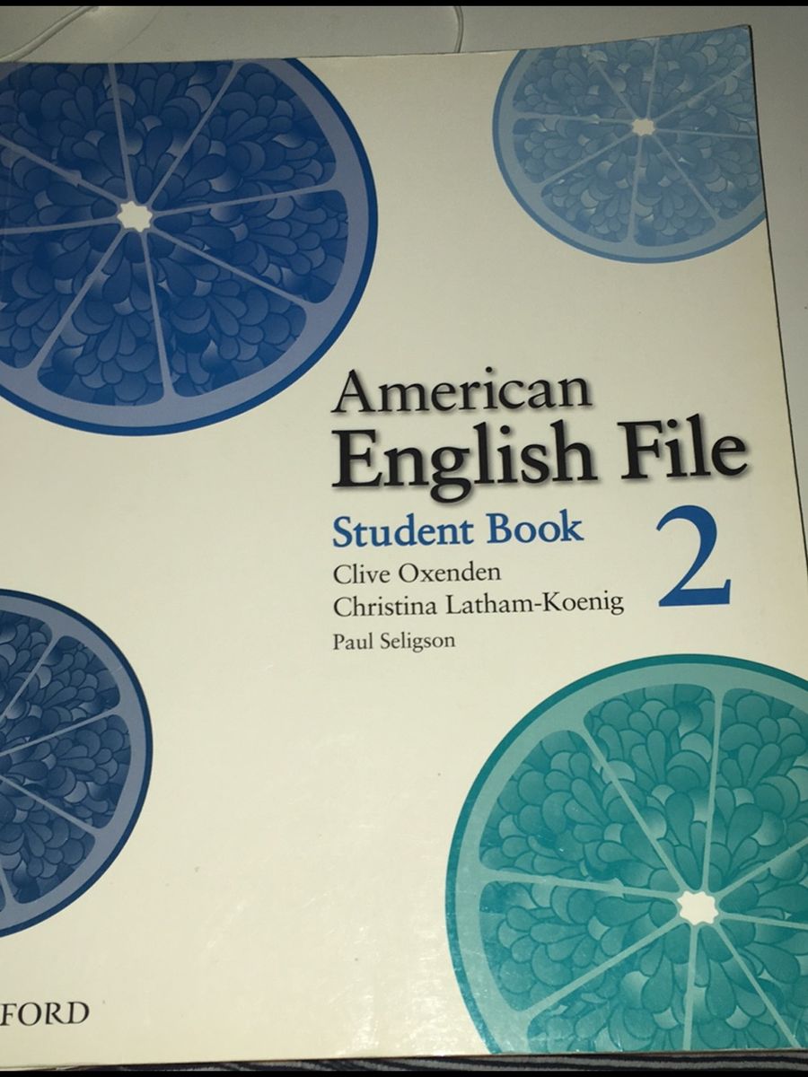 American English File 2 Workbook + Student Book | Livro Oxford Usado ...