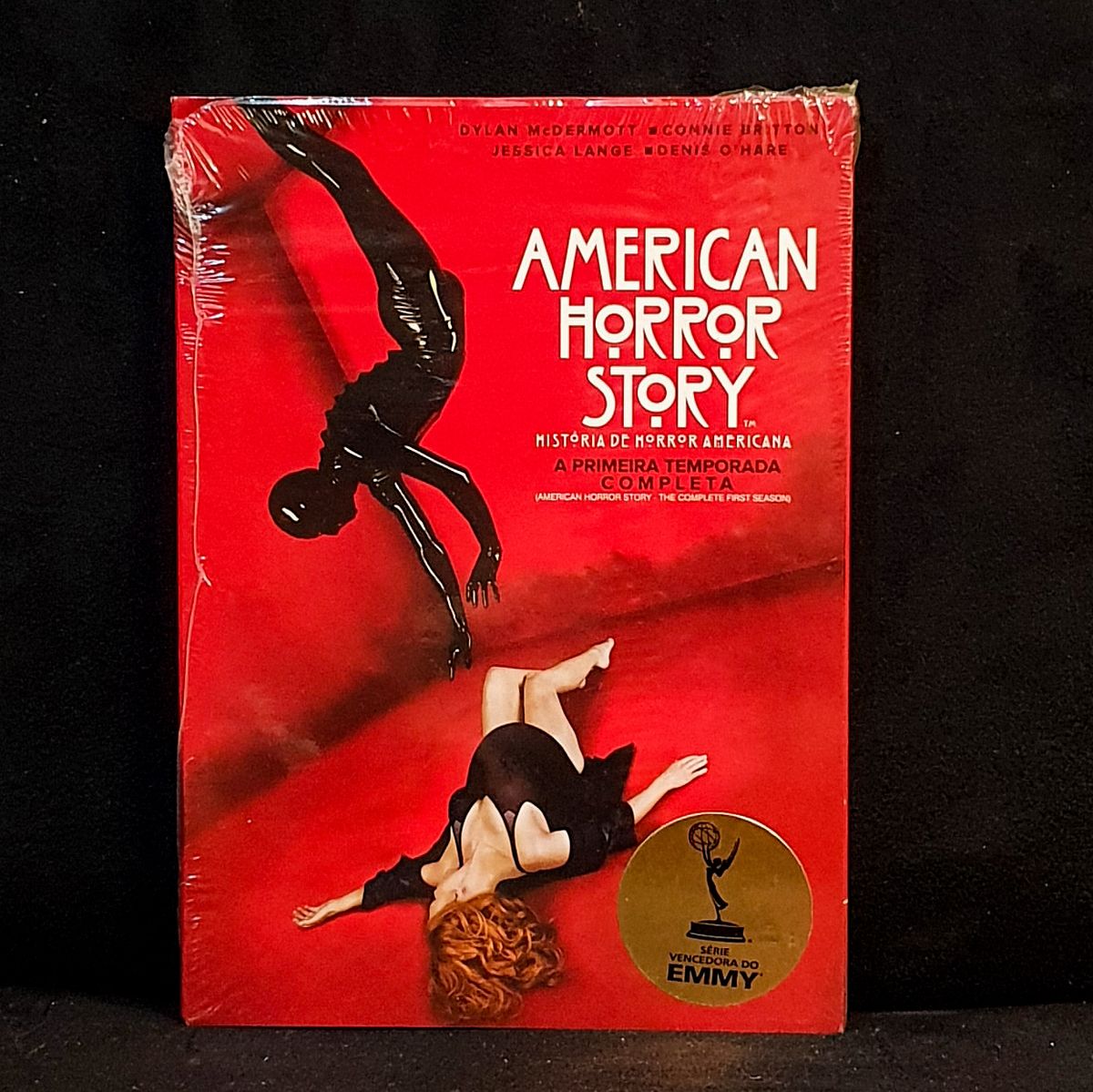 American Horror Story 1ª Temporada Completa Box 4 Dvds Filme E Série Fox Nunca Usado 