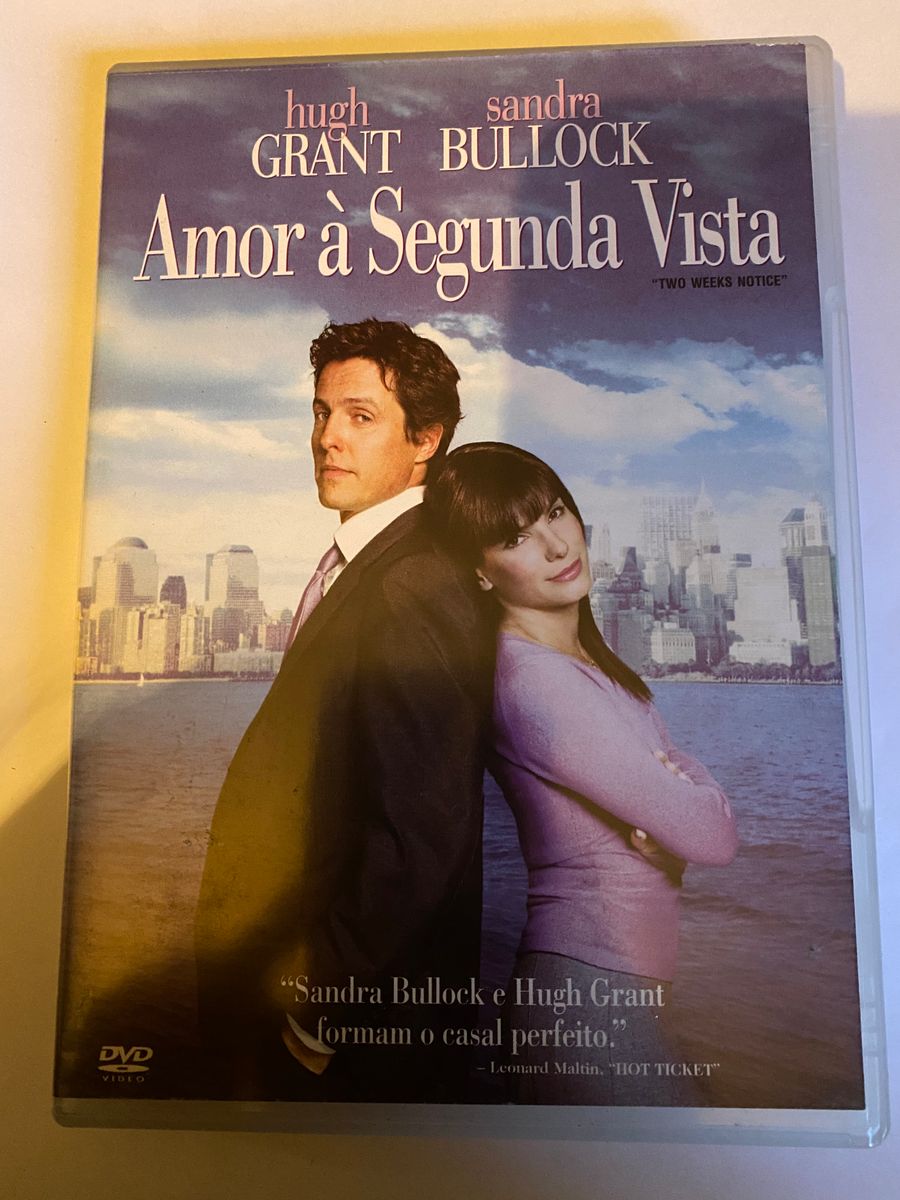 Amor À Segunda Vista Hugh Grant Sandra Bullock Dvd Filme