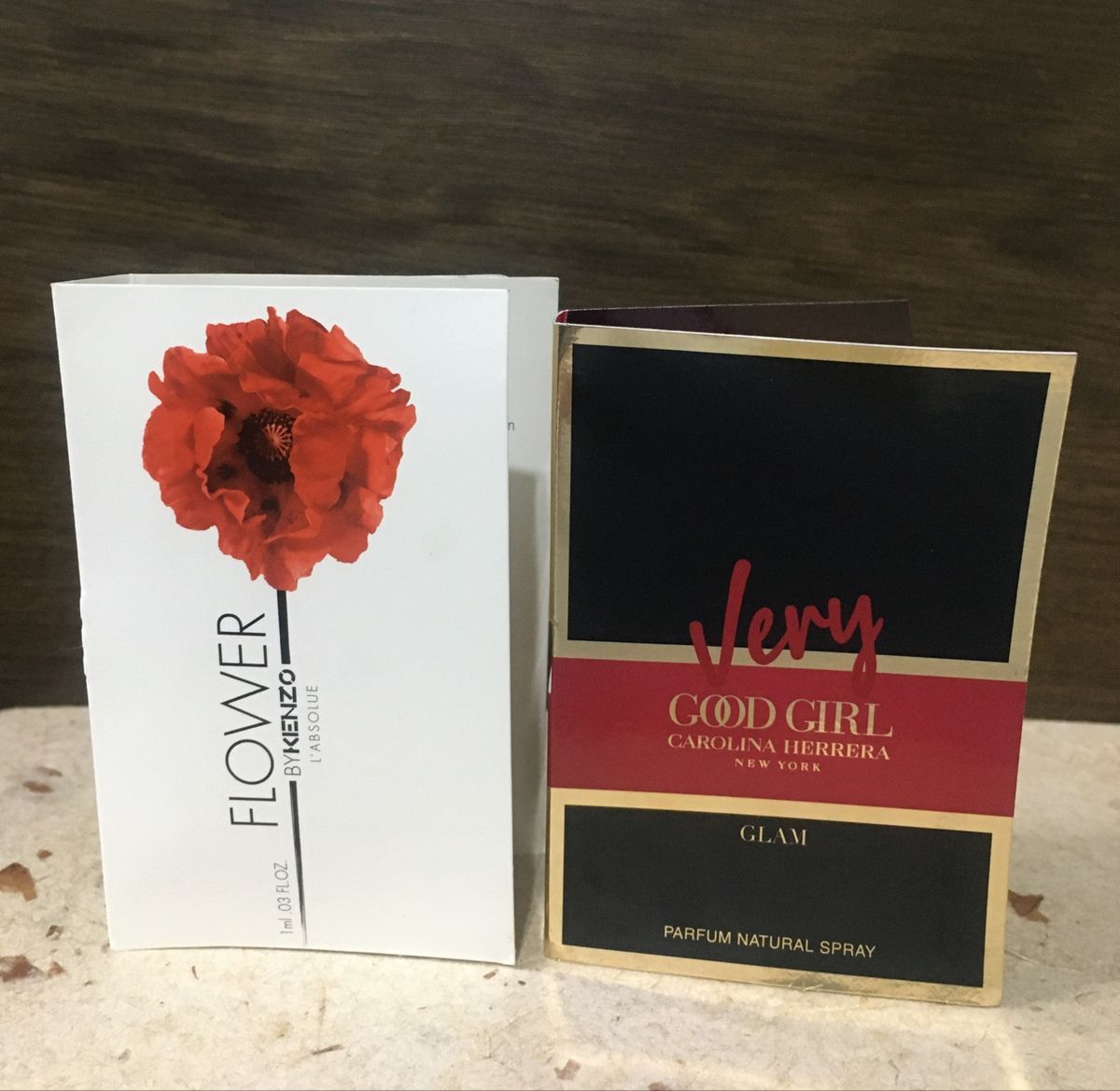 Amostra Good Girl Very + Amostra Flower By Kenzo Perfume Feminino Kenzo Nunca Usado 77396793