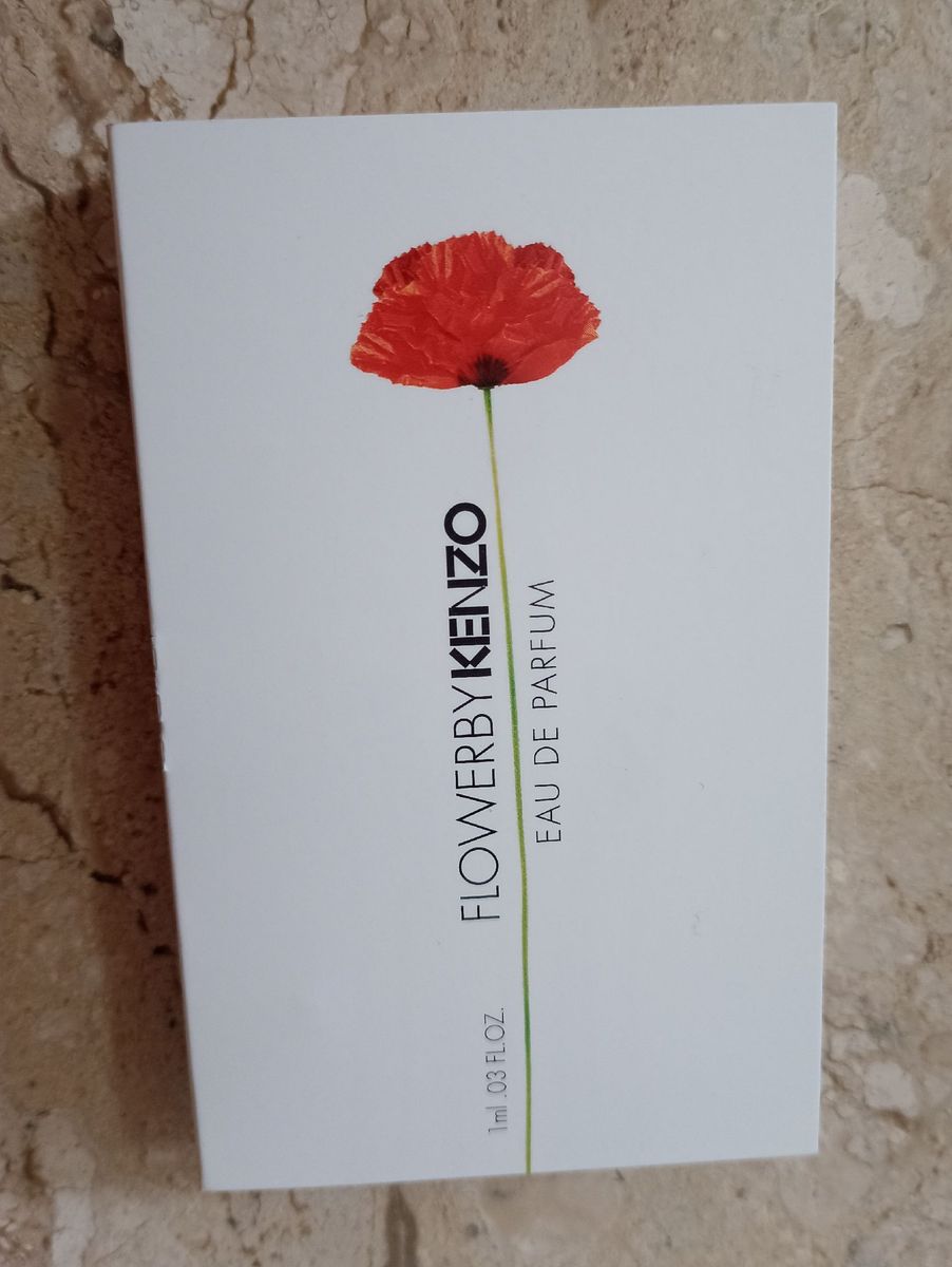 Amostra Perfume Eau de Parfum Spray Flower By Kenzo Perfume Feminino Kenzo Nunca Usado